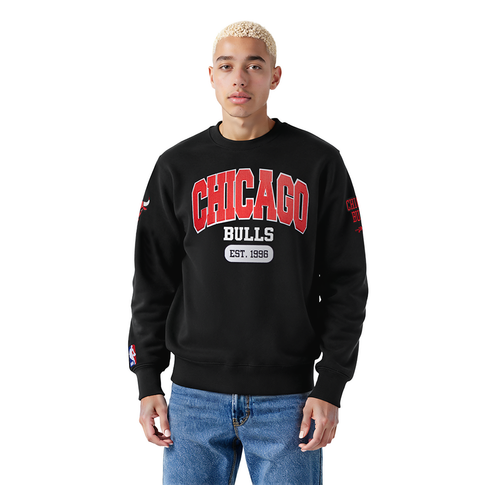 SUDADERA DE CUELLO REDONDO NBA CHICAGO BULLS CITY ARCH