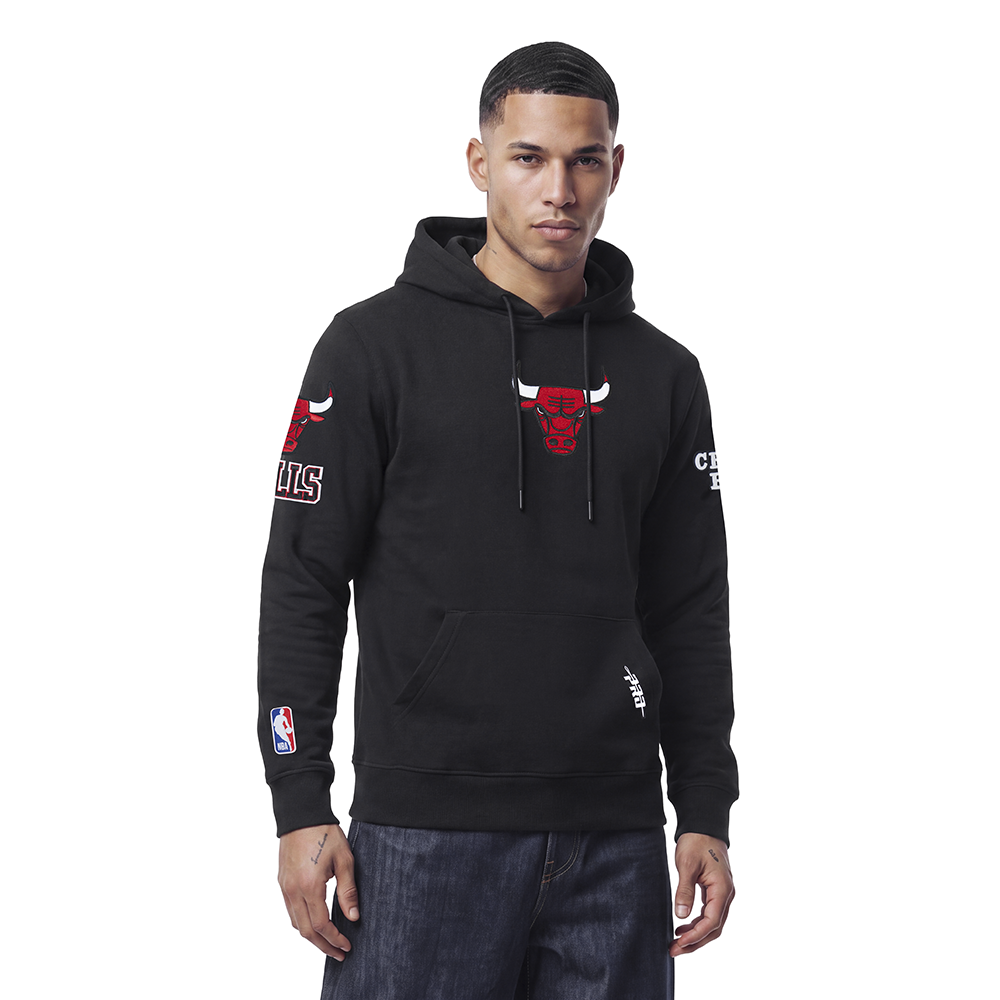 SUDADERA CON GORRO NBA CHICAGO BULLS CLASSIC CHENILLE