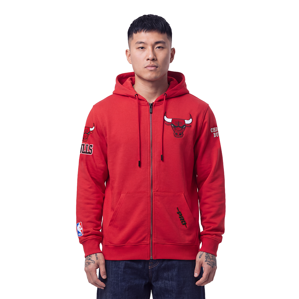 SUDADERA CON CIERRE NBA CHICAGO BULLS CLASSIC CHENILLE