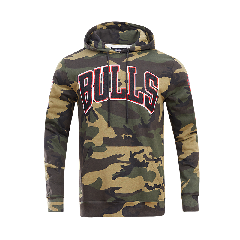 SUDADERA CON GORRO NBA CHICAGO BULLS CAMO