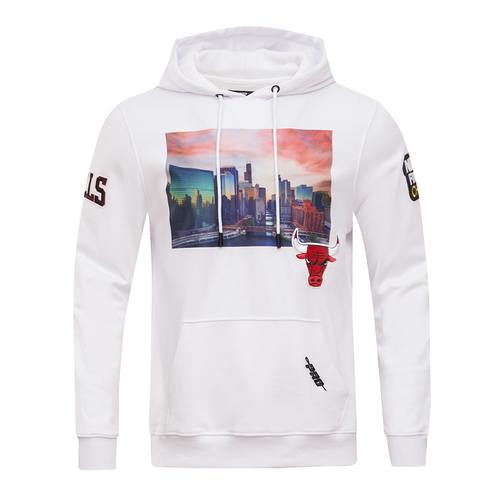 SUDADERA CON GORRO NBA CHICAGO BULLS CITY SCAPE