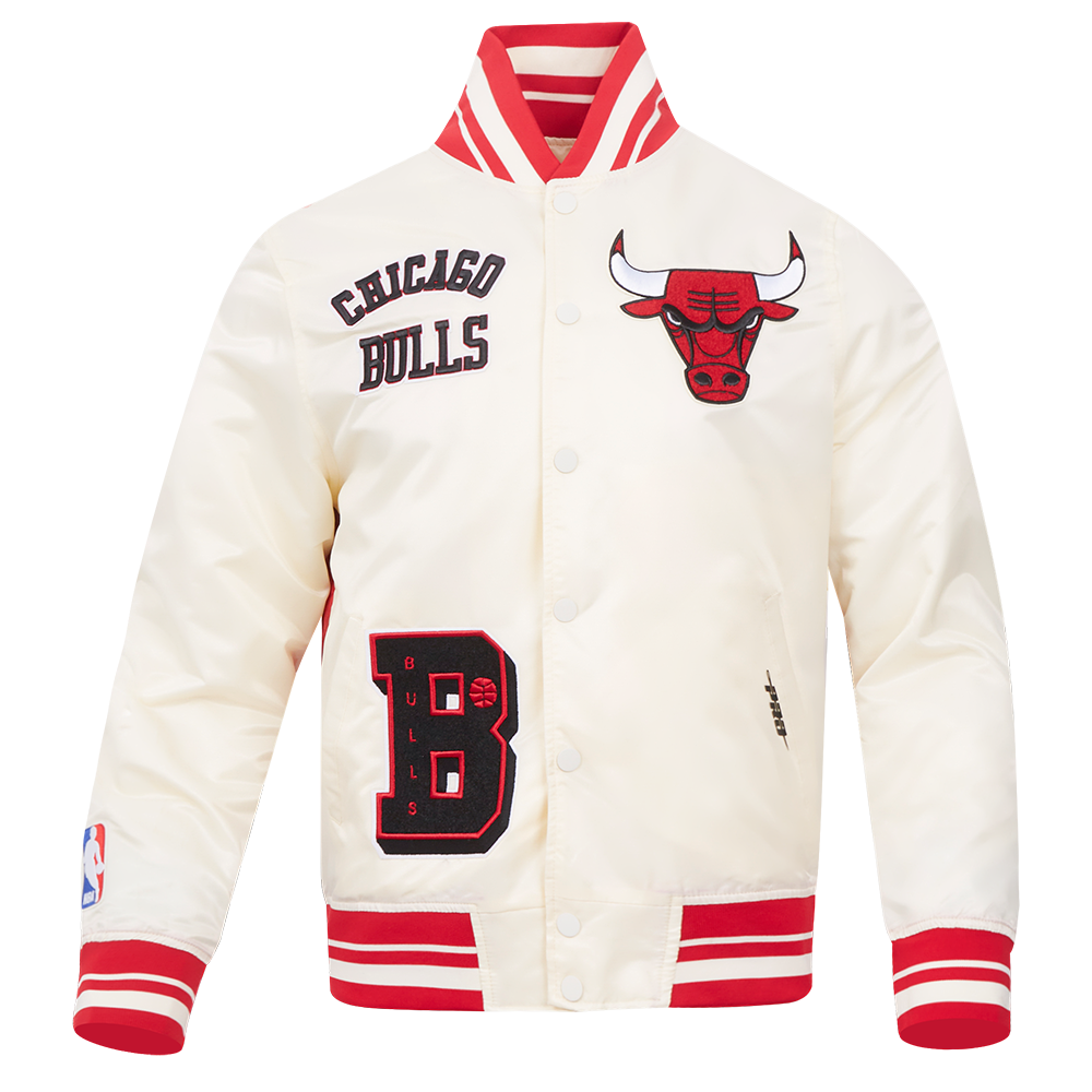 CHAMARRA DE SATÍN NBA CHICAGO BULLS SUBLIMATED SATIN JACKET – Pro