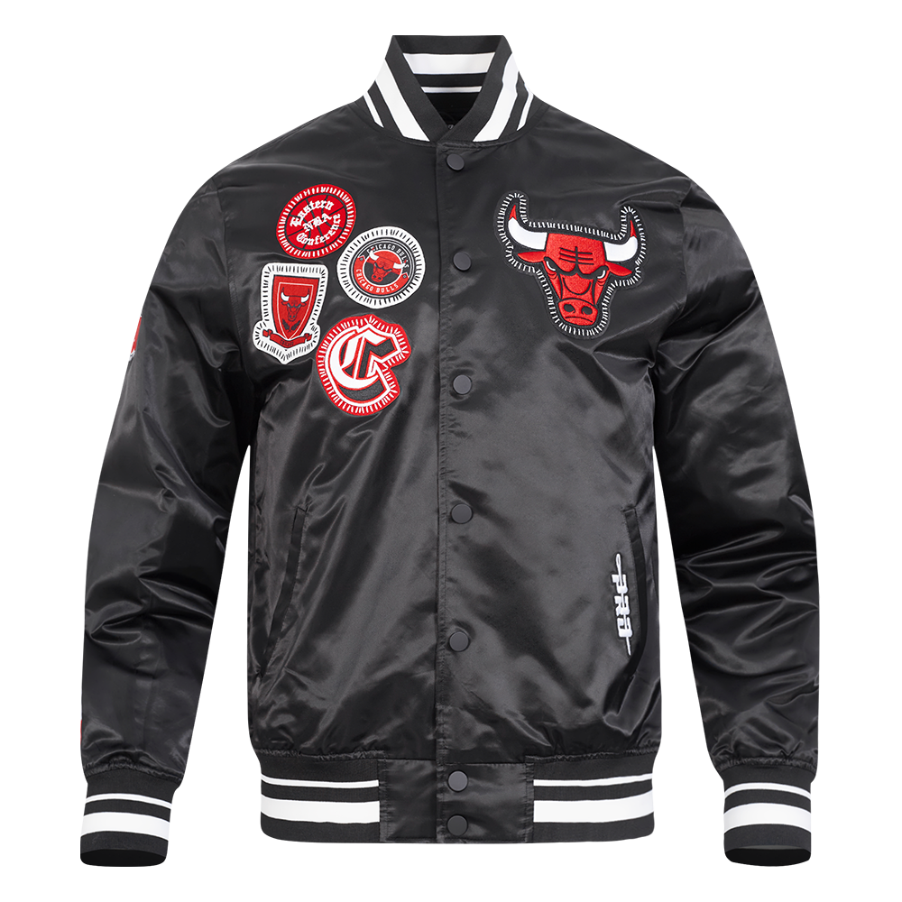 CHAMARRA DE SATÍN NBA CHICAGO BULLS DIY PICK STITCH