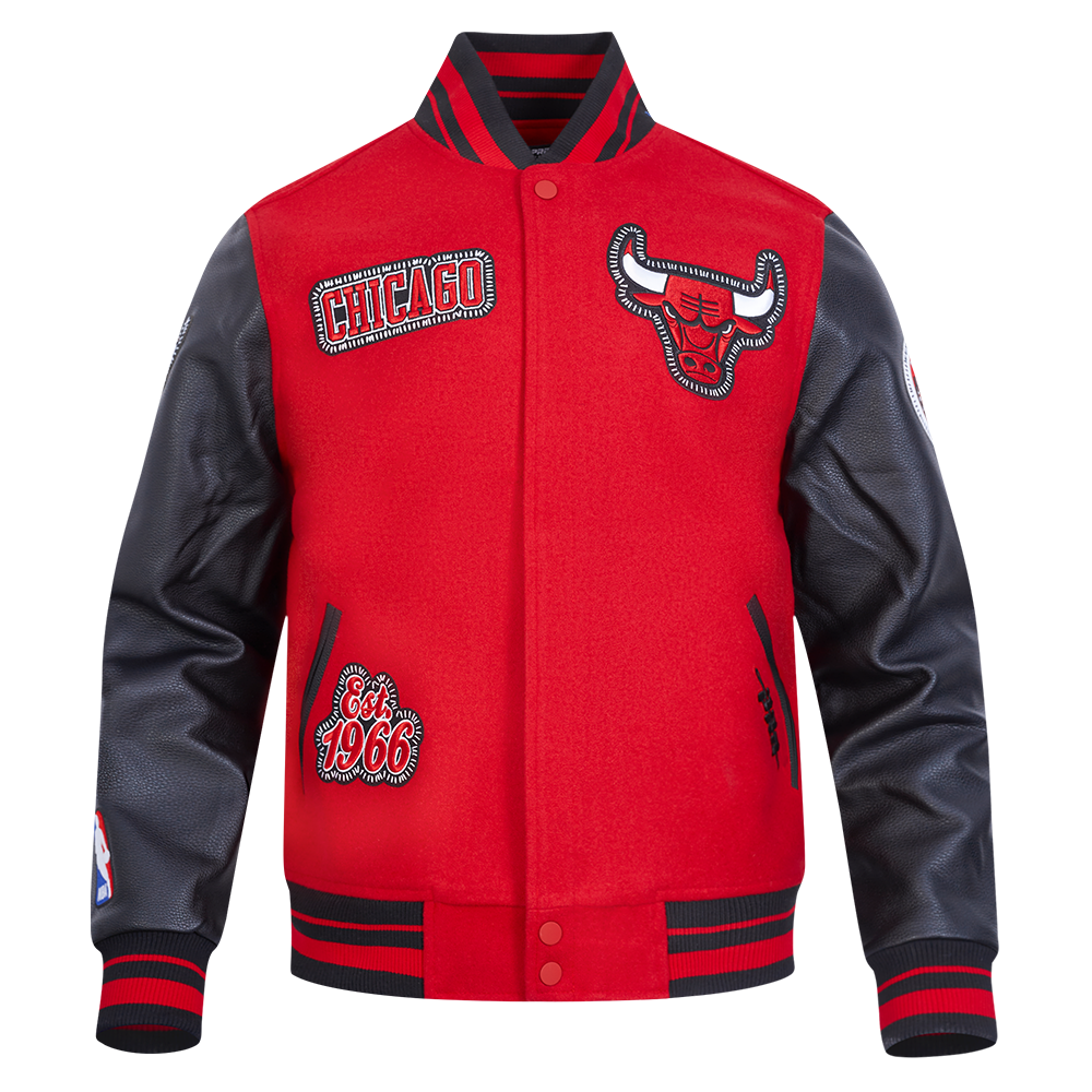 CHAMARRA UNIVERSITARIA NBA CHICAGO BULLS DIY PICK STITCH
