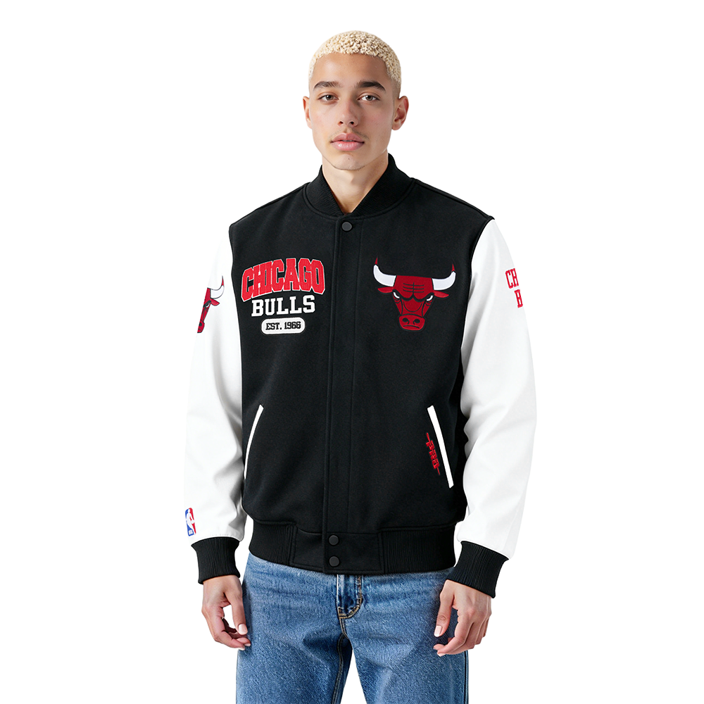 CHAMARRA UNIVERSITARIA NBA CHICAGO BULLS CITY ARCH