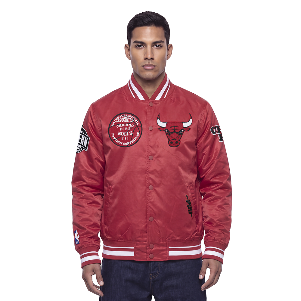 CHAMARRA DE SATIN NBA CHICAGO BULLS DAY ONE