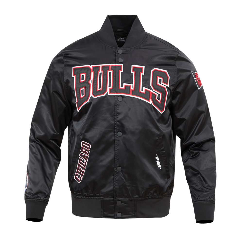 CHAMARRA DE SATÍN NBA CHICAGO BULLS CREST EMBLEM