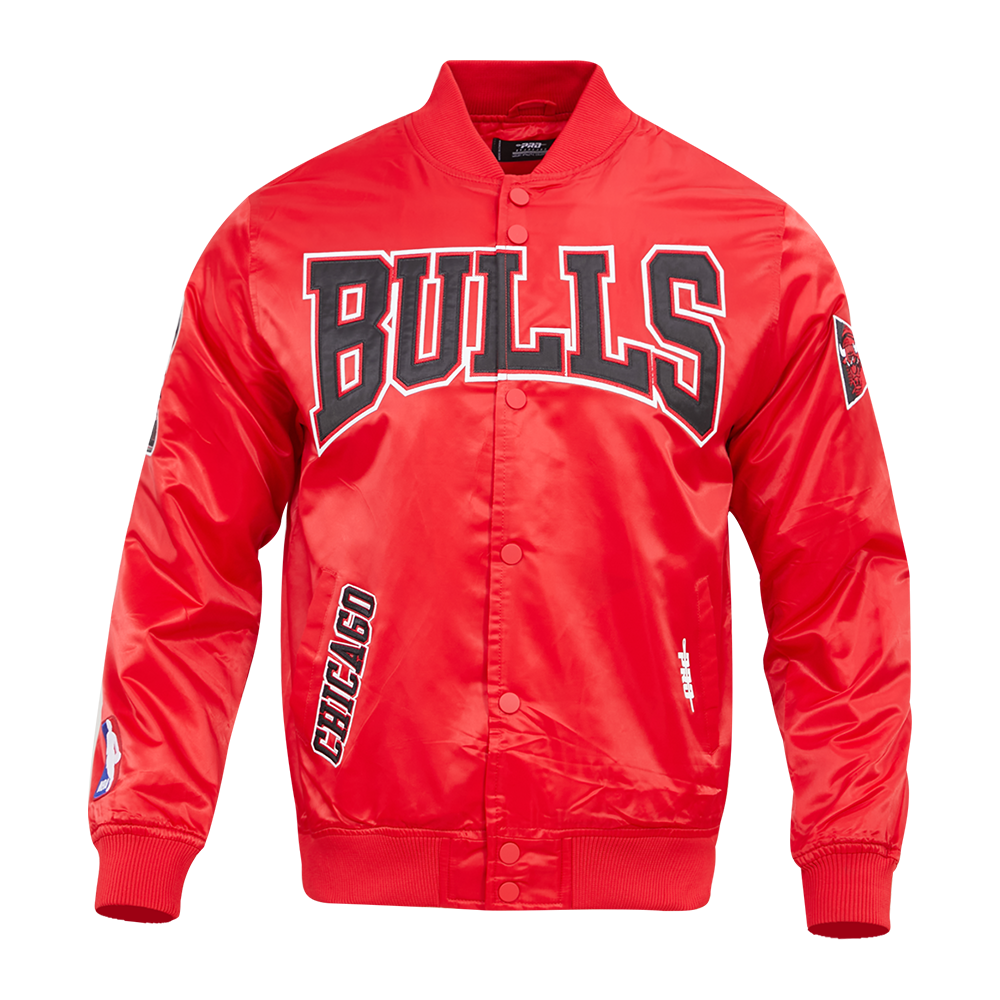 CHAMARRA DE SATÍN NBA CHICAGO BULLS CREST EMBLEM