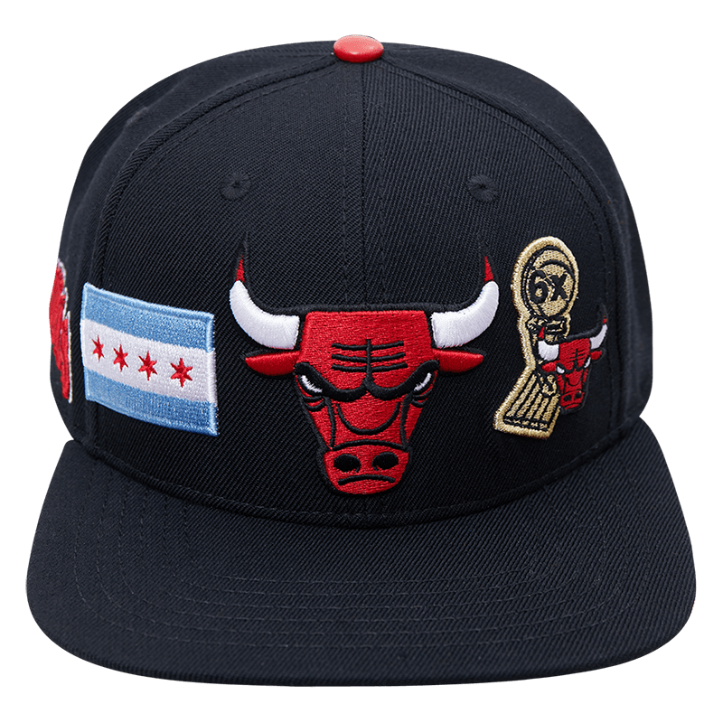 GORRA SNAPBACK NBA CHICAGO BULLS DOUBLE FRONT LOGO