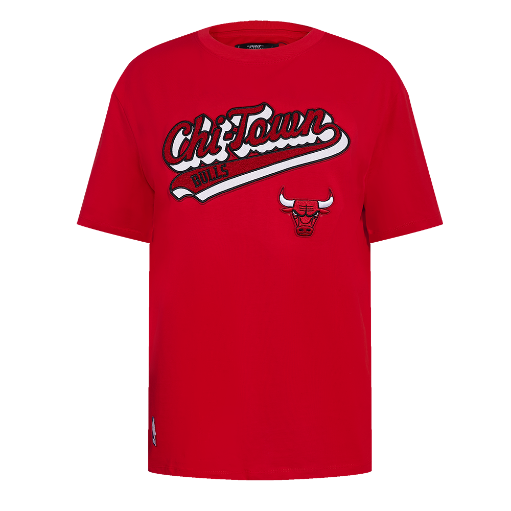 PLAYERA BOYFRIEND NBA CHICAGO BULLS SCRIPT TAIL PARA MUJER