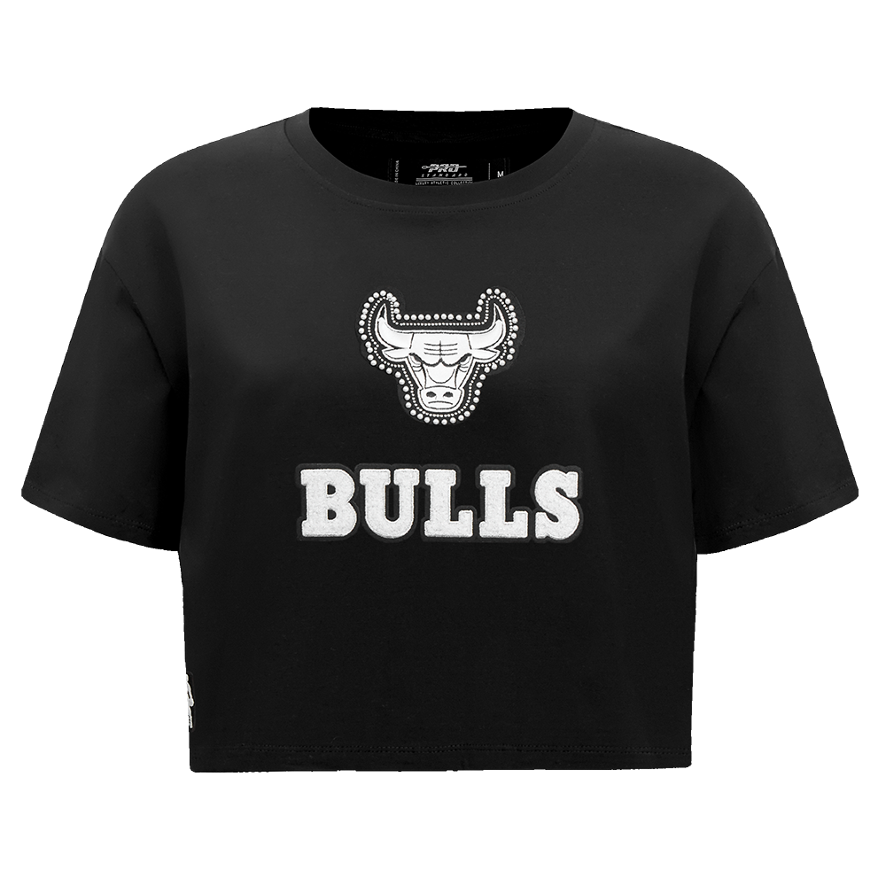 PLAYERA CROP NBA CHICAGO BULLS PEARLS PARA MUJER