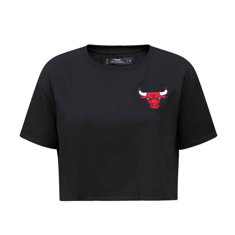 PLAYERA CROP NBA CHICAGO BULLS CLASSIC ESSENTIALS PARA MUJER
