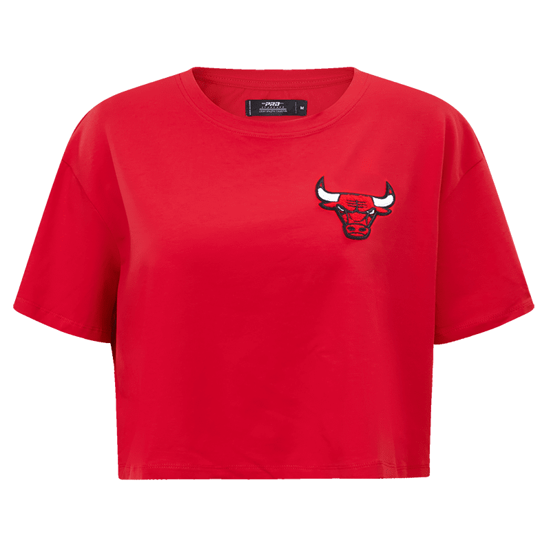 PLAYERA CROP NBA CHICAGO BULLS CLASSIC ESSENTIALS PARA MUJER