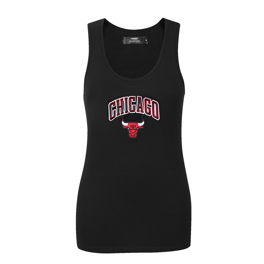 PLAYERA DE TIRANTES DE CORTE RELAJADO NBA CHICAGO BULLS CLASSIC ESSENTIALS PARA MUJER