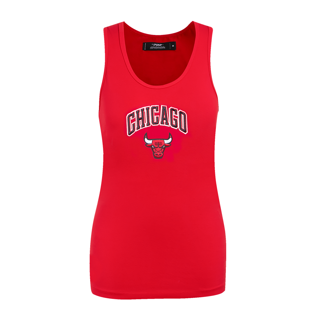 PLAYERA DE TIRANTES DE CORTE RELAJADO NBA CHICAGO BULLS CLASSIC ESSENTIALS PARA MUJER