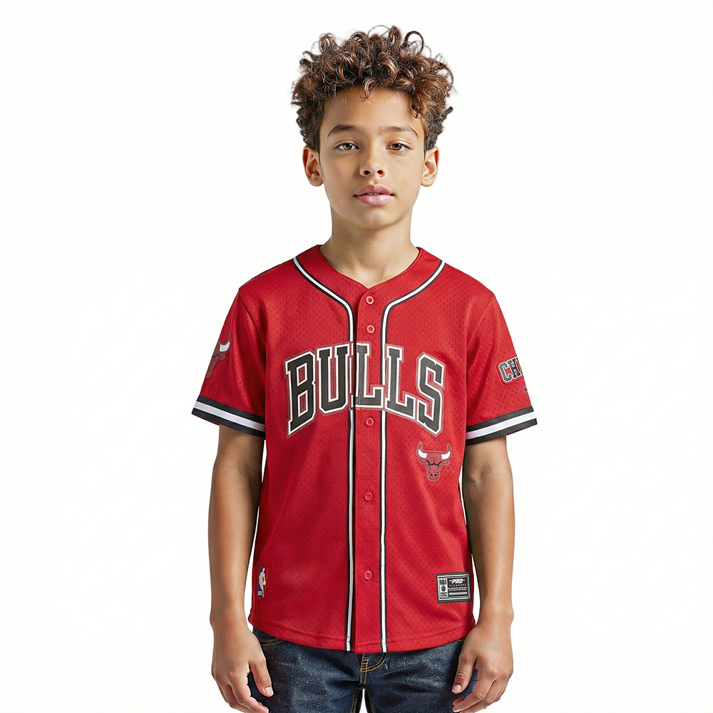 PLAYERA NBA CHICAGO BULLS MESH PARA NIÑO JUNIOR