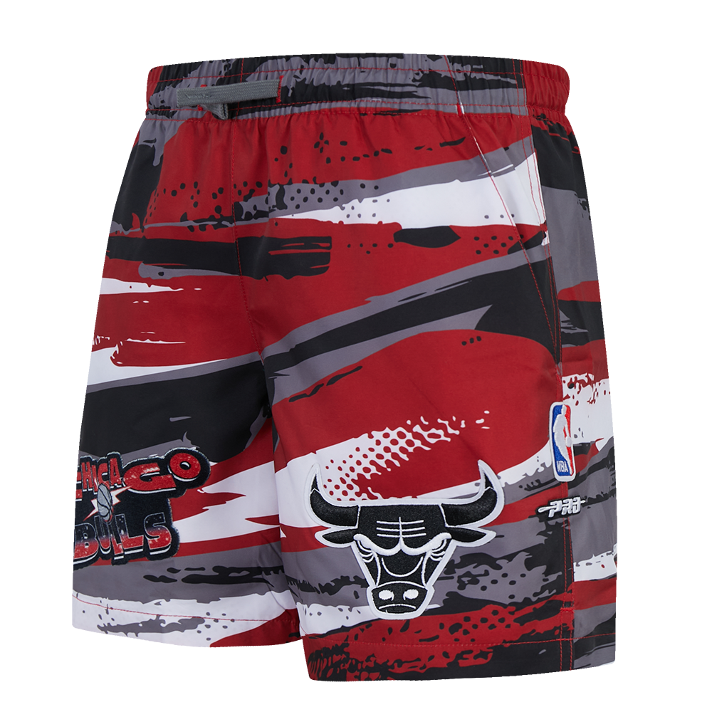 SHORTS DE BASQUETBOL NBA CHICAGO BULLS SPLATTER PARA NIÑO JUNIOR