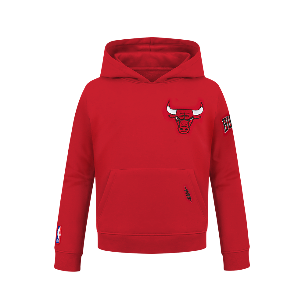 SUDADERA CON GORRO NBA CHICAGO BULLS CLASSIC CHENILLE PARA NIÑO JUNIOR