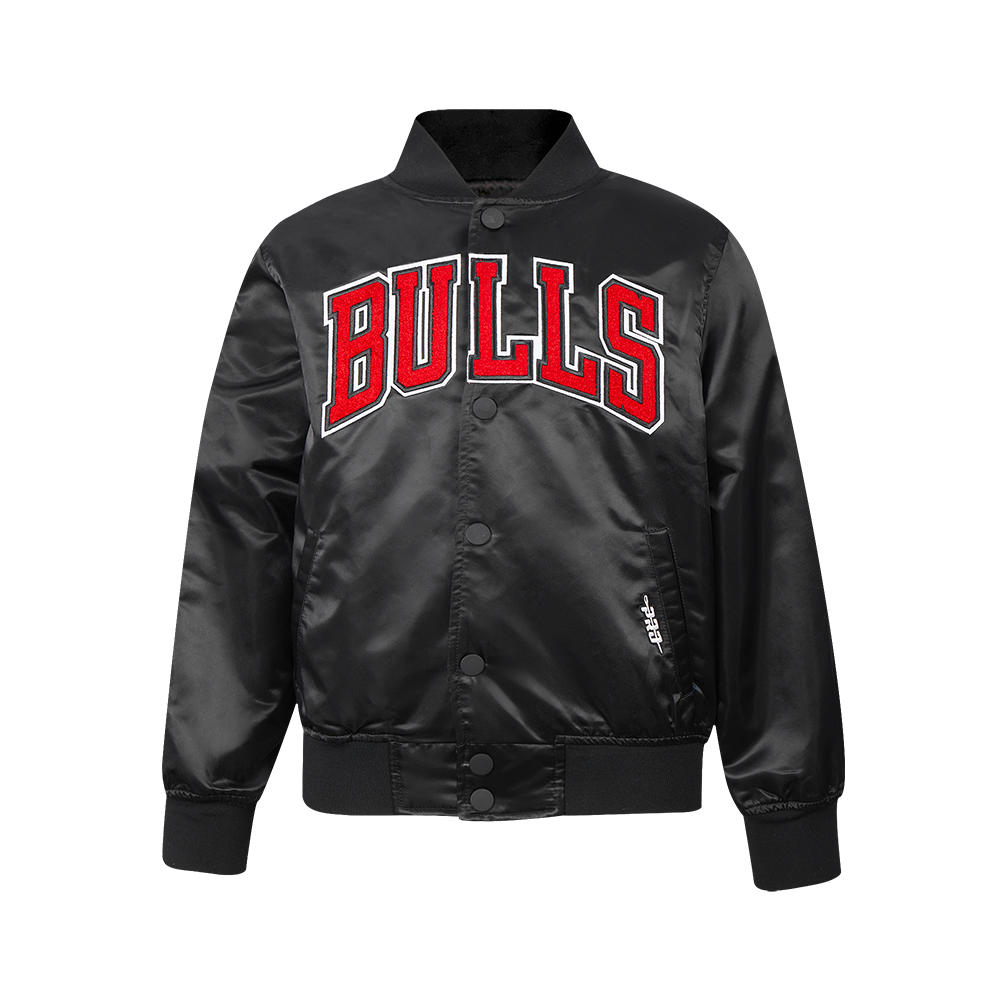 CHAMARRA DE SATIN NBA CHICAGO BULLS CLASSIC CHENILLE PARA NIÑO JUNIOR