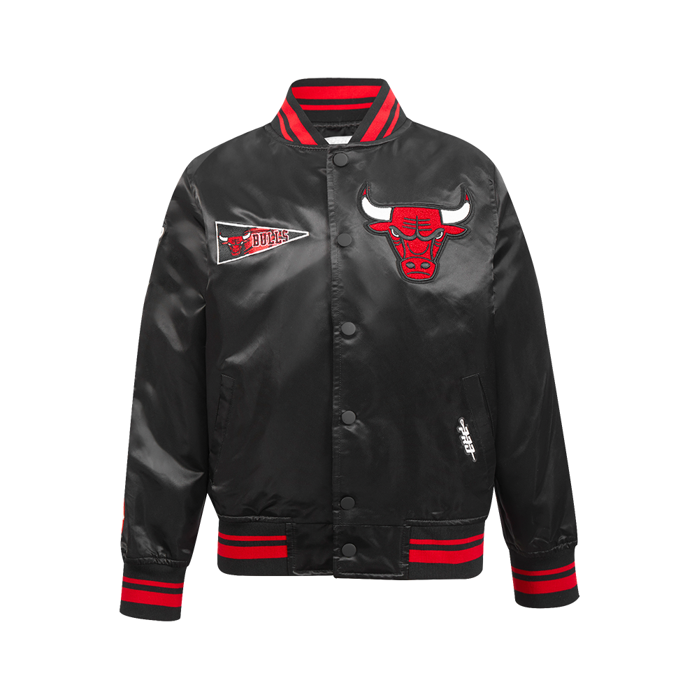 CHAMARRA DE SATIN NBA CHICAGO BULLS RETRO CLASSICS PARA NIÑO JUNIOR