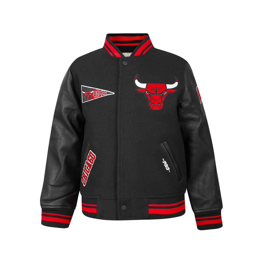 CHAMARRA UNIVERSITARIA NBA CHICAGO BULLS RETRO CLASSICS PARA NIÑO JUNIOR