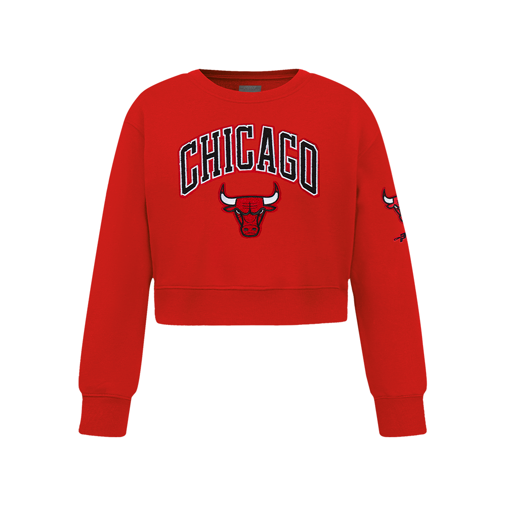SUDADERA DE CUELLO REDONDO NBA CHICAGO BULLS CLASSIC ESSENTIALS PARA NIÑA JUNIOR