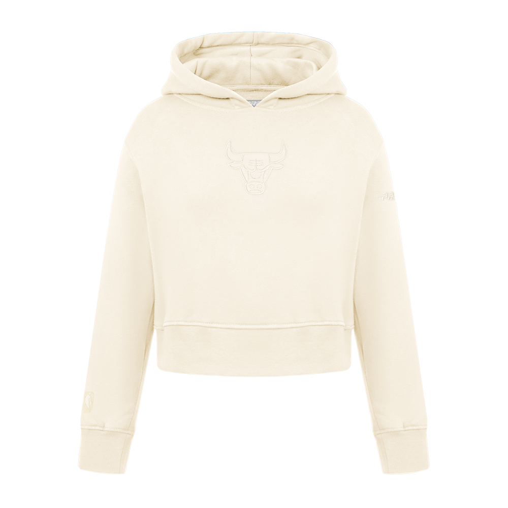 SUDADERA CON GORRO NBA CHICAGO BULLS NEUTRAL PARA NIÑA JUNIOR