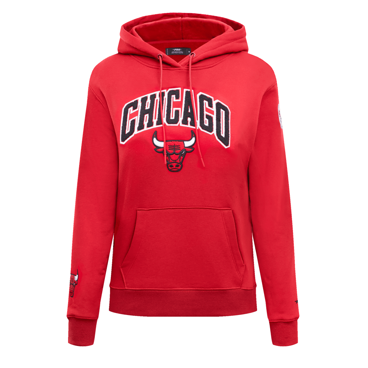 SUDADERA CON GORRO NBA CHICAGO BULLS CLASSIC ESSENTIALS PARA MUJER