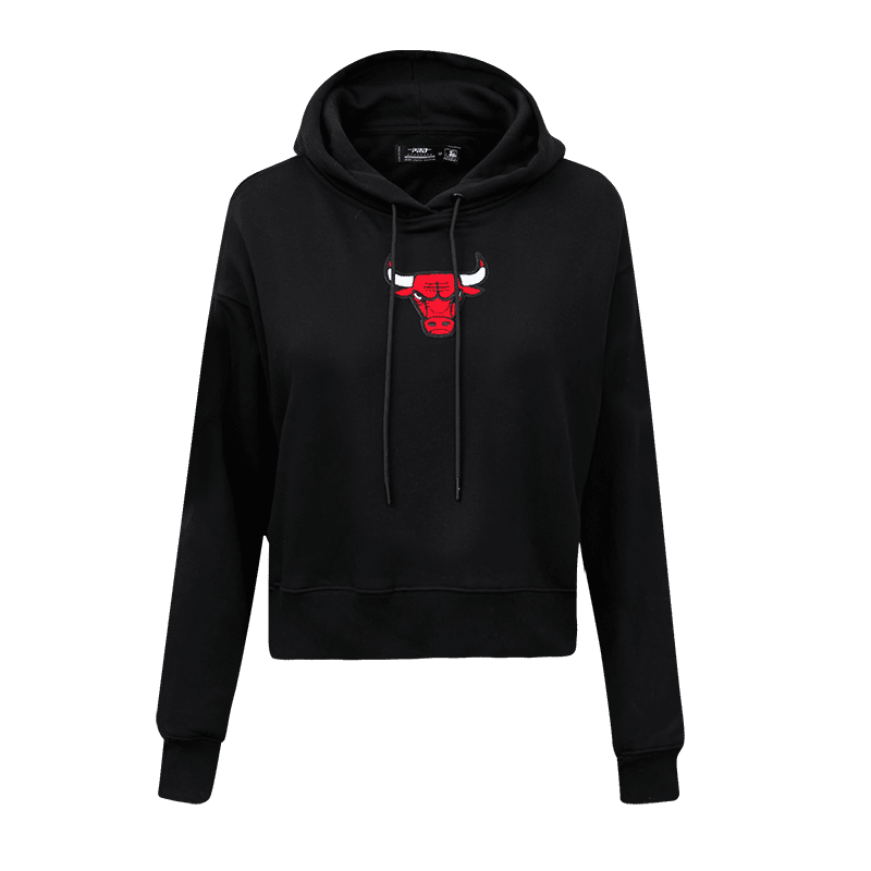 SUDADERA CON GORRO NBA CHICAGO BULLS CLASSIC ESSENTIALS PARA MUJER