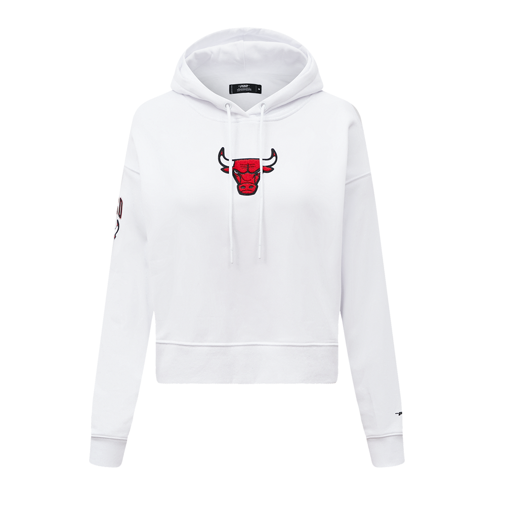 SUDADERA CON GORRO NBA CHICAGO BULLS CLASSIC ESSENTIALS PARA MUJER
