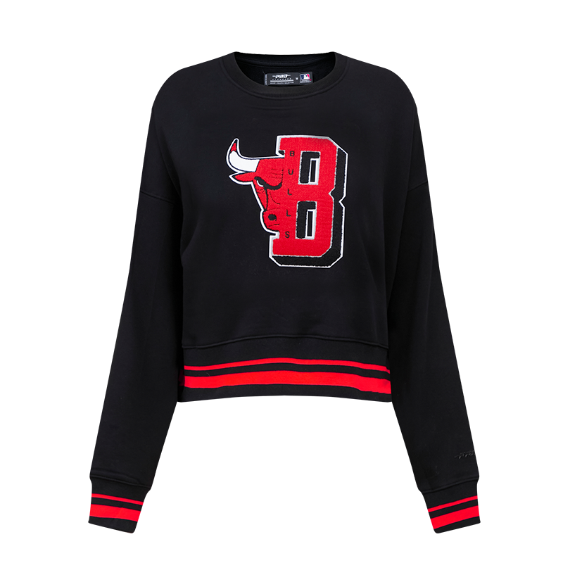 SUDADERA DE CUELLO REDONDO NBA CHICAGO BULLS MASH UP PARA MUJER