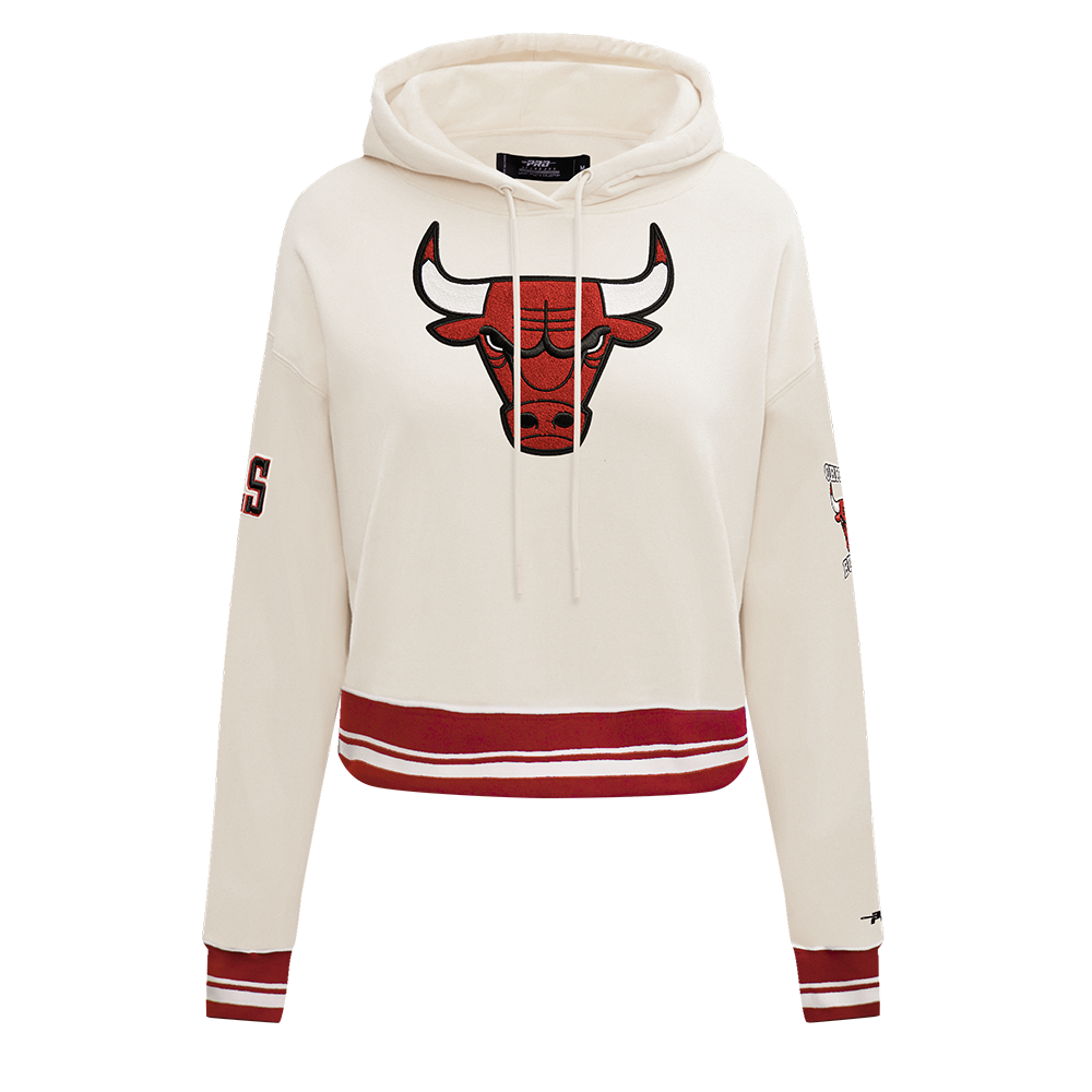 SUDADERA CON GORRO NBA CHICAGO BULLS RETRO CLASSICS PARA MUJER