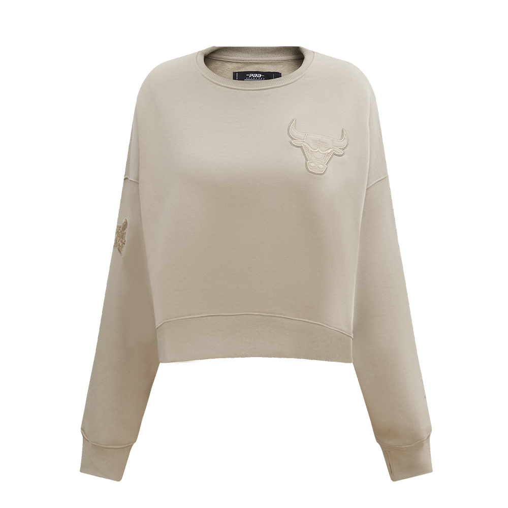 SUDADERA DE CUELLO REDONDO NBA CHICAGO BULLS NEUTRAL PARA MUJER