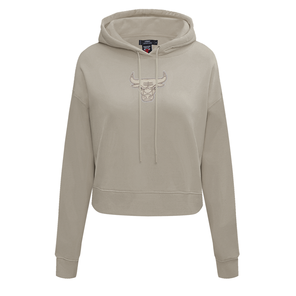 SUDADERA CON GORRO NBA CHICAGO BULLS NEUTRAL PARA MUJER