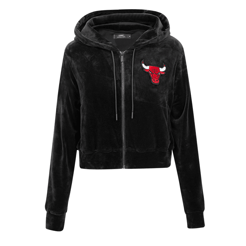 SUDADERA CON CIERRE NBA CHICAGO BULLS CLASSIC ESSENTIALS PARA MUJER