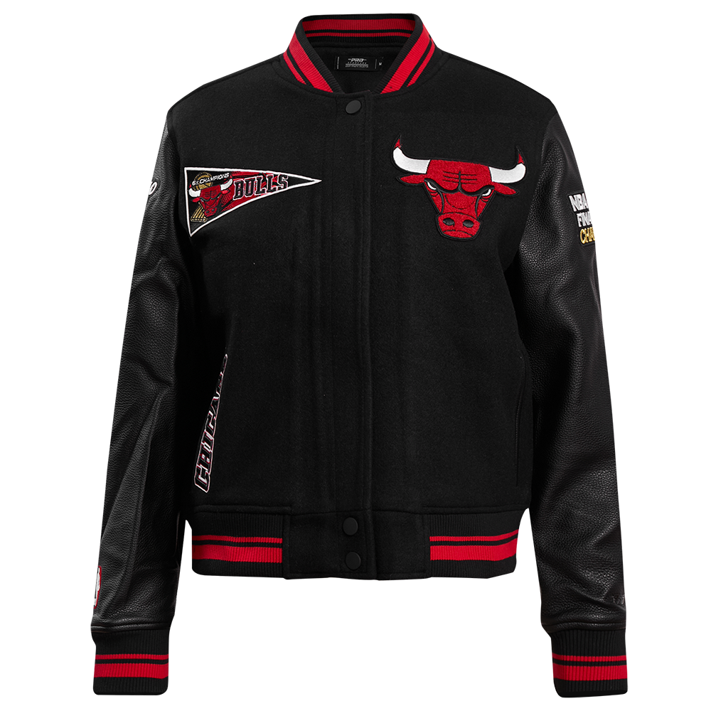 CHAMARRA UNIVERSITARIA NBA CHICAGO BULLS RETRO CLASSICS PARA MUJER