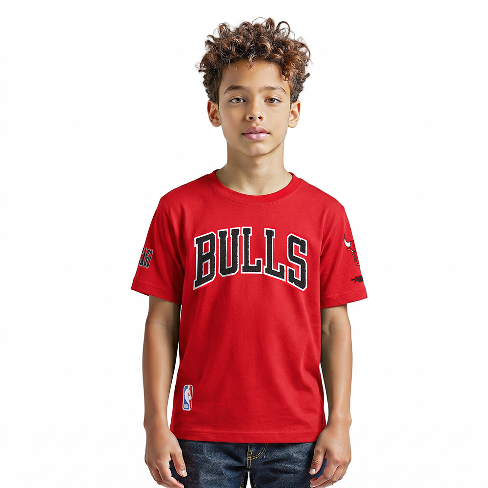 PLAYERA NBA CHICAGO BULLS CLASSIC CHENILLE PARA NIÑO