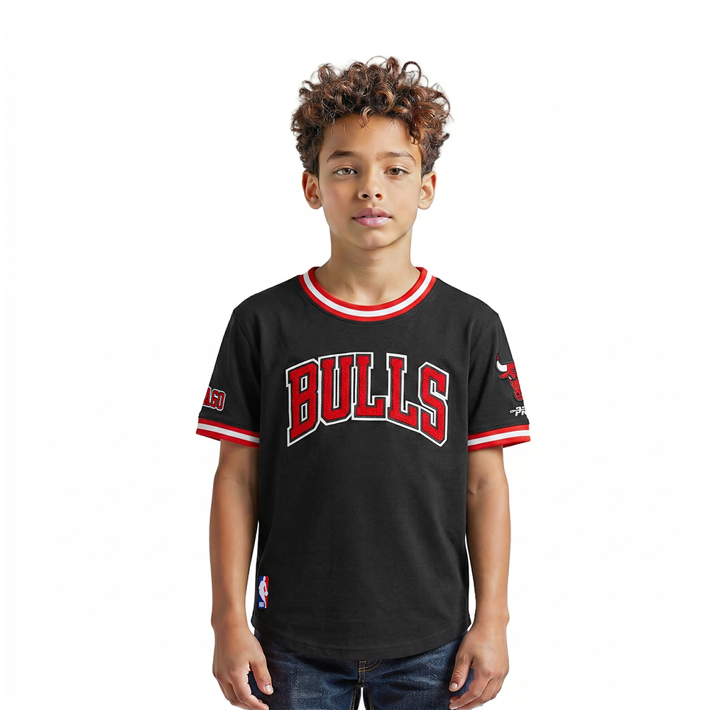 PLAYERA NBA CHICAGO BULLS CLASSIC CHENILLE PARA NIÑO