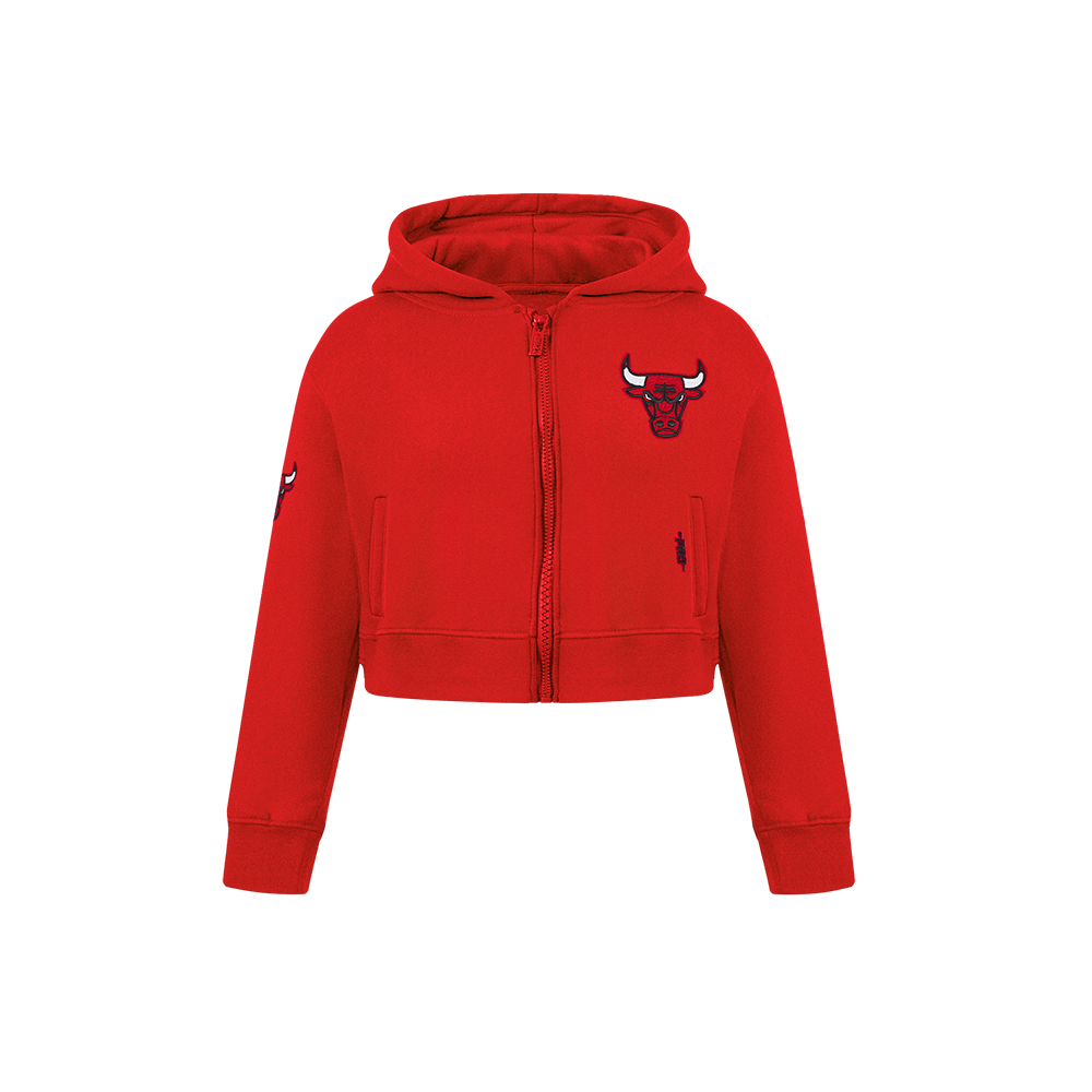 SUDADERA CON CIERRE NBA CHICAGO BULLS CLASSIC ESSENTIALS PARA NIÑA