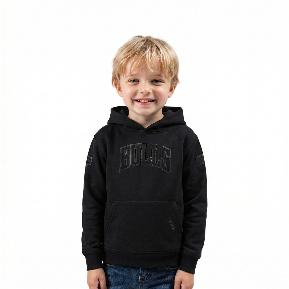 SUDADERA CON GORRO NBA CHICAGO BULLS CLASSIC 3BK PARA BEBÉ NIÑO