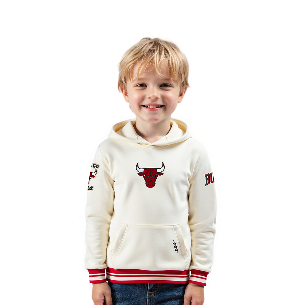 SUDADERA CON GORRO NBA CHICAGO BULLS RETRO CLASSICS PARA BEBÉ NIÑO