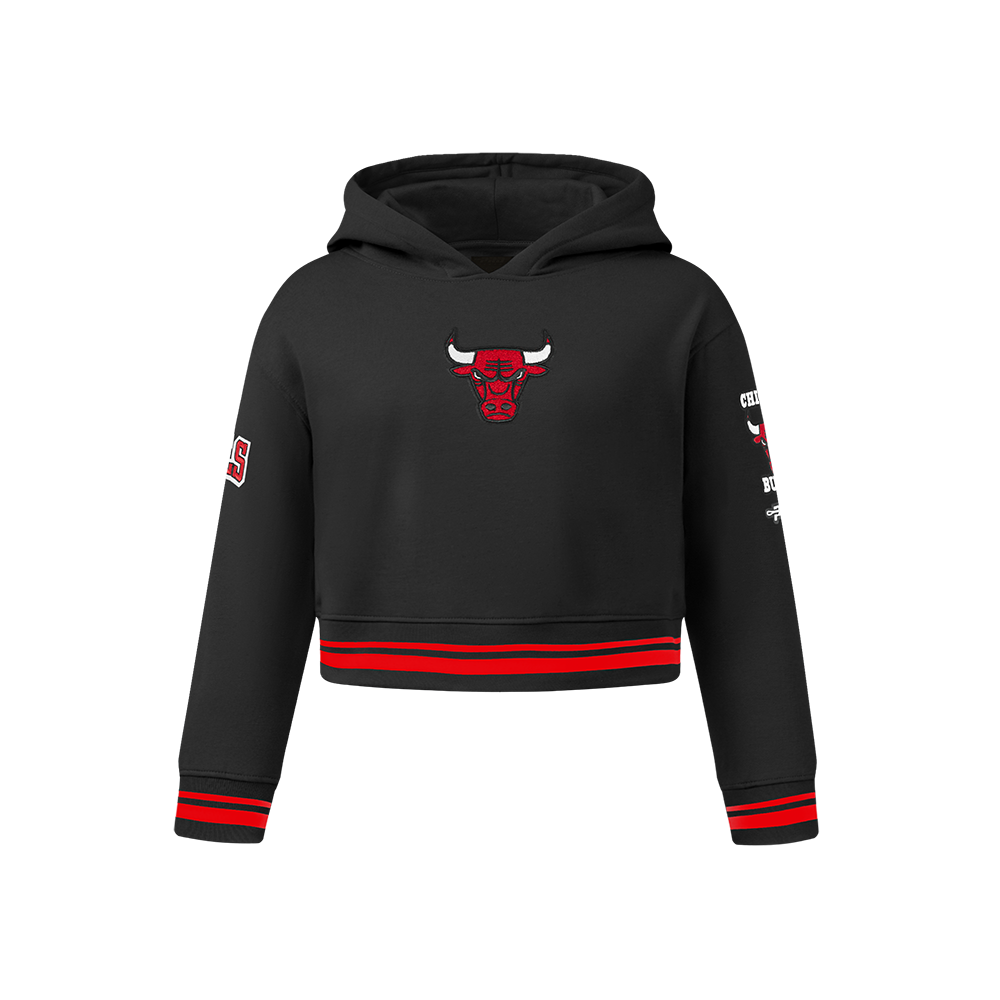SUDADERA CON GORRO NBA CHICAGO BULLS RETRO CLASSICS PARA BEBÉ NIÑA