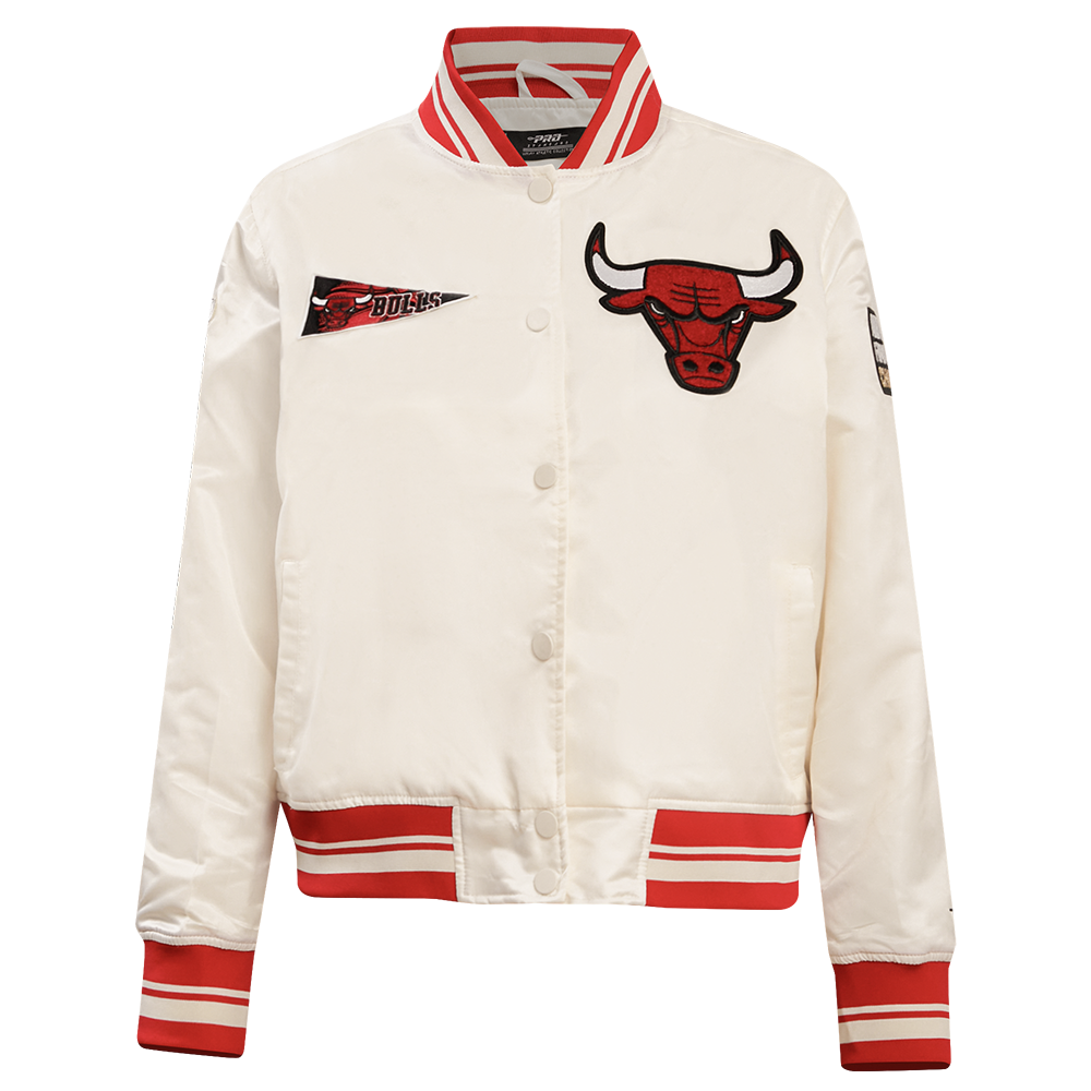 CHAMARRA DE SATÉN NBA CHICAGO BULLS RETRO CLASSICS PARA MUJER