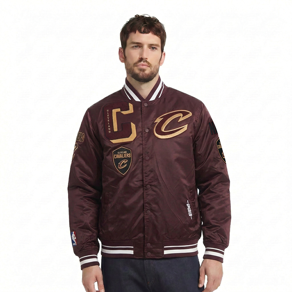 CHAMARRA DE SATÍN NBA CLEVELAND CAVALIERS MASH UP