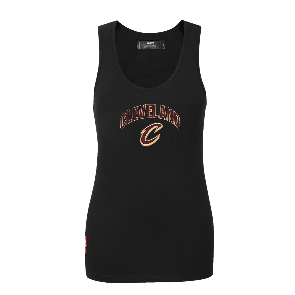 PLAYERA DE TIRANTES DE CORTE RELAJADO NBA CLEVELAND CAVALIERS CLASSIC CHENILLE PARA MUJER
