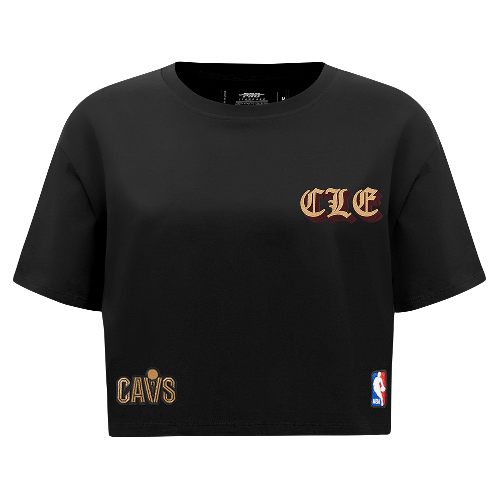 PLAYERA NBA CLEVELAND CAVALIERS OLD ENGLISH PARA MUJER