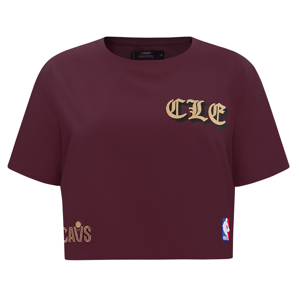 PLAYERA NBA CLEVELAND CAVALIERS OLD ENGLISH PARA MUJER