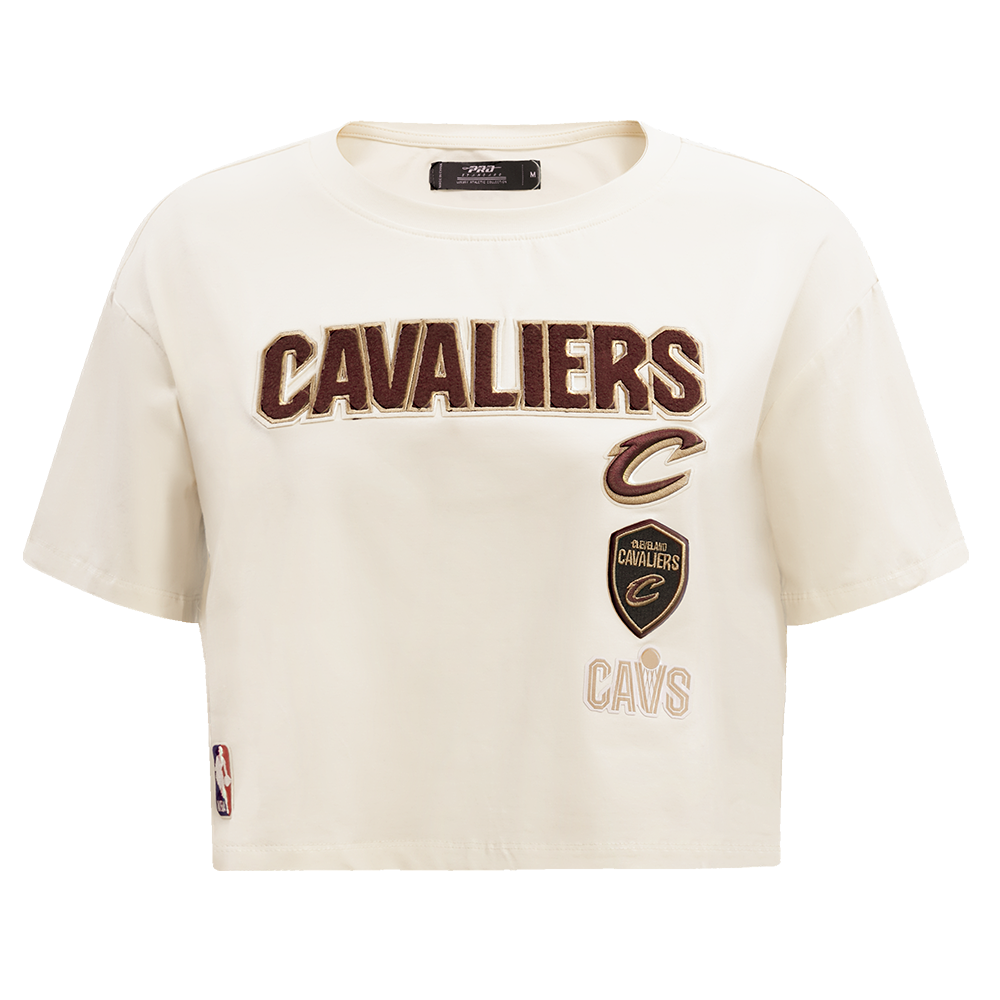 PLAYERA CROP NBA CLEVELAND CAVALIERS RETRO CLASSICS PARA MUJER