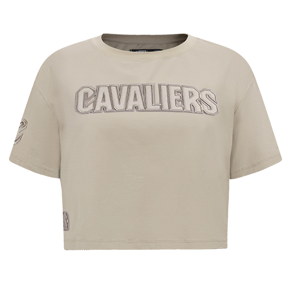 PLAYERA CROP NBA CLEVELAND CAVALIERS NEUTRAL PARA MUJER