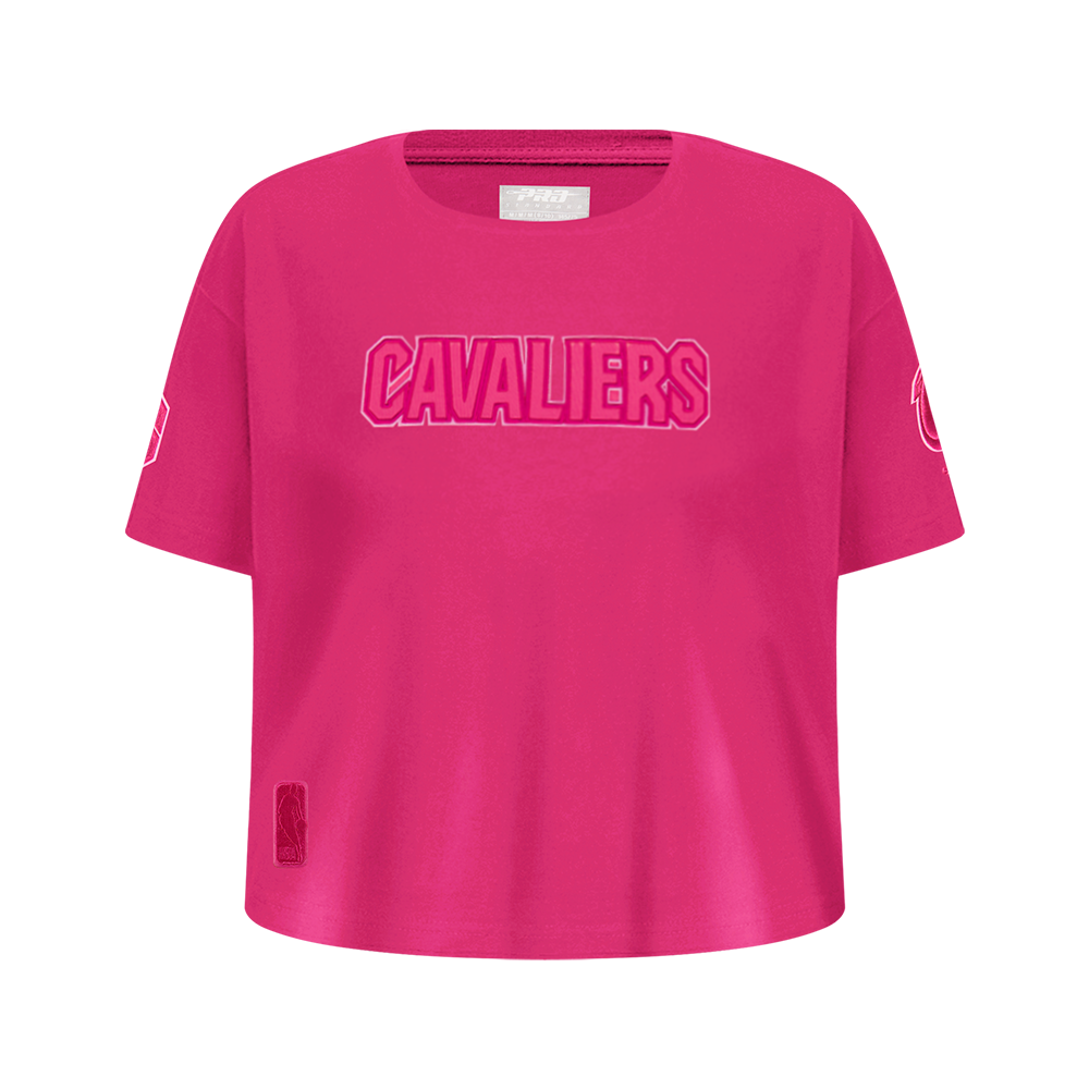 PLAYERA NBA CLEVELAND CAVALIERS CLASSIC TRIPLE PINK PARA NIÑA JUNIOR